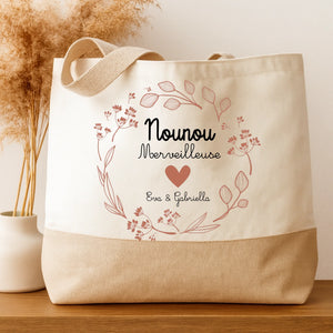 Merveilleuse nounou – Cadeau personnalisé – Henriette & Co