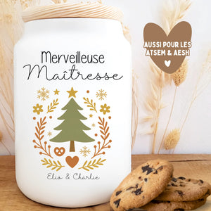 Sapin - Maîtresse – Cadeau personnalisé – Henriette & Co