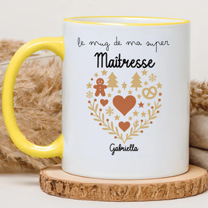 Heart - Maîtresse – Cadeau personnalisé – Henriette & Co