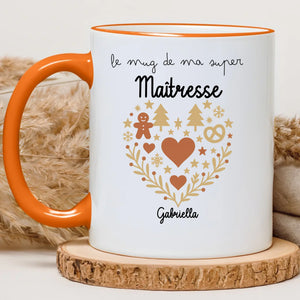 Heart - Maîtresse – Cadeau personnalisé – Henriette & Co