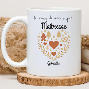 Heart - Maîtresse – Cadeau personnalisé – Henriette & Co