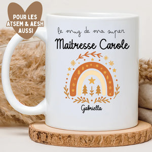 Flocon - Maitresse – Cadeau personnalisé – Henriette & Co