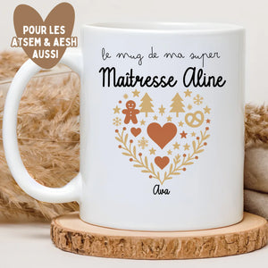 Heart - Maîtresse – Cadeau personnalisé – Henriette & Co
