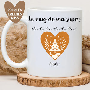 Coeur - Nounou – Cadeau personnalisé – Henriette & Co