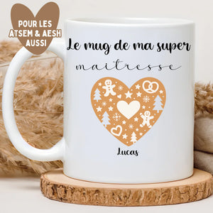 Bretzel - Maîtresse – Cadeau personnalisé – Henriette & Co