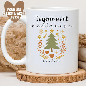 Tree - Maîtresse – Cadeau personnalisé – Henriette & Co