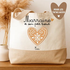 Biscuit - Marraine – Cadeau personnalisé – Henriette & Co