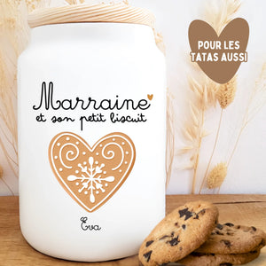 Pot - Marraine – Cadeau personnalisé – Henriette & Co