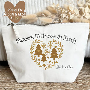 Flocons - Maîtresse – Cadeau personnalisé – Henriette & Co