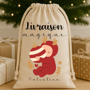 Hotte Navidad – Cadeau personnalisé – Henriette & Co