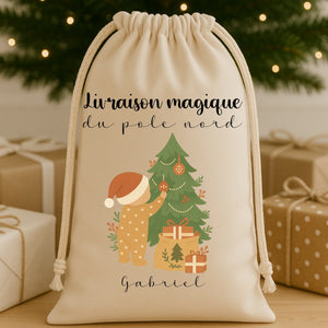 Hotte Sapin – Cadeau personnalisé – Henriette & Co