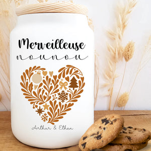 Noeud - Nounou – Cadeau personnalisé – Henriette & Co