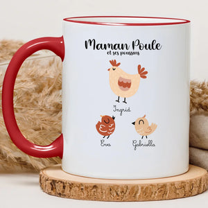Maman Poule – Cadeau personnalisé – Henriette & Co