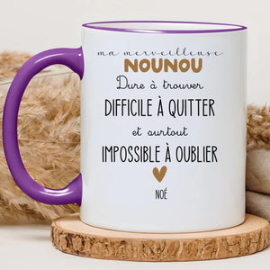 Nounou Veilleuse – Cadeau personnalisé – Henriette & Co