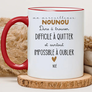 Nounou Veilleuse – Cadeau personnalisé – Henriette & Co
