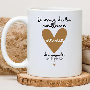 Meilleure mamie – Cadeau personnalisé – Henriette & Co