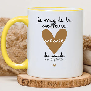 Meilleure mamie – Cadeau personnalisé – Henriette & Co
