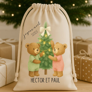 hotte oursons – Cadeau personnalisé – Henriette & Co
