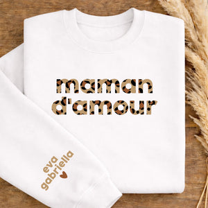 Pull Léopard – Cadeau personnalisé – Henriette & Co