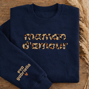 Pull Léopard – Cadeau personnalisé – Henriette & Co