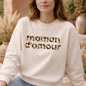Pull Léopard – Cadeau personnalisé – Henriette & Co