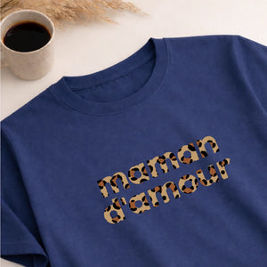 T-shirt Léopard – Cadeau personnalisé – Henriette & Co