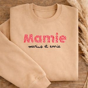 Pull Motif – Cadeau personnalisé – Henriette & Co