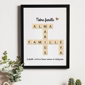Scrabble – Cadeau personnalisé – Henriette & Co