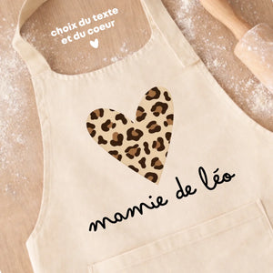 Tablier - Coeur – Cadeau personnalisé – Henriette & Co
