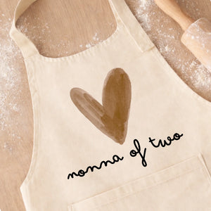 Tablier - Coeur – Cadeau personnalisé – Henriette & Co