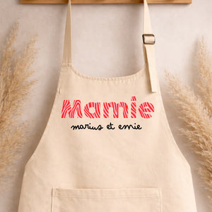 Tablier - Motif – Cadeau personnalisé – Henriette & Co