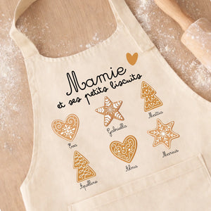 Tablier - Biscuits – Cadeau personnalisé – Henriette & Co