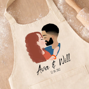 Tablier - amor – Cadeau personnalisé – Henriette & Co