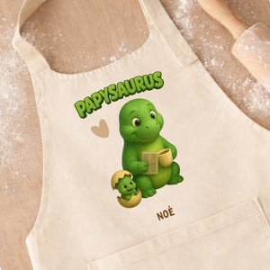 Tablier - PapySaurus – Cadeau personnalisé – Henriette & Co