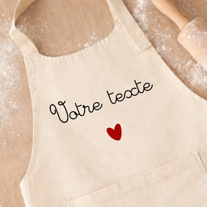 Tablier - Texte – Cadeau personnalisé – Henriette & Co