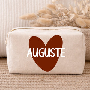 Trousse - Coeur – Cadeau personnalisé – Henriette & Co