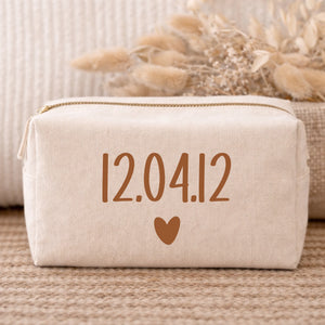 Trousse - date – Cadeau personnalisé – Henriette & Co