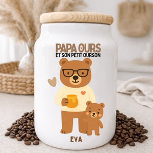 Papa Oursons – Cadeau personnalisé – Henriette & Co