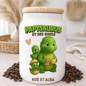 Papy Saurus – Cadeau personnalisé – Henriette & Co