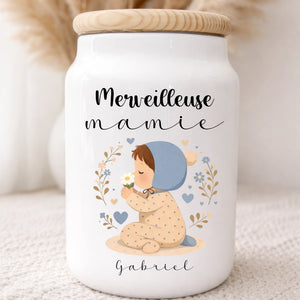 Enfant Fleurs – Cadeau personnalisé – Henriette & Co