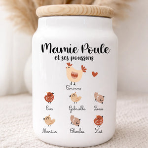 Poule – Cadeau personnalisé – Henriette & Co