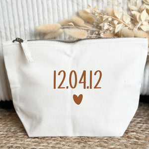 Trousse - date – Cadeau personnalisé – Henriette & Co