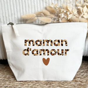 Trousse - Léopard – Cadeau personnalisé – Henriette & Co