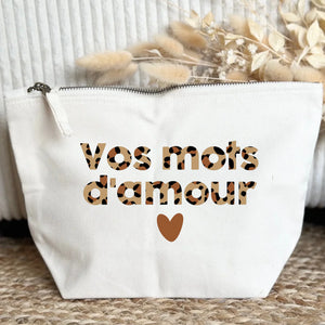 Trousse - Léopard – Cadeau personnalisé – Henriette & Co