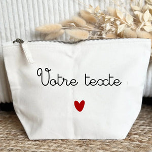 Trousse - Votre texte – Cadeau personnalisé – Henriette & Co