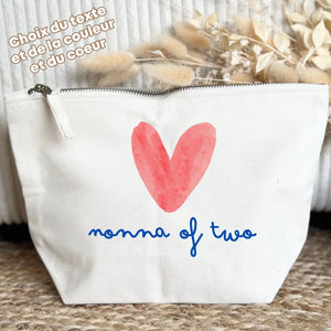 Trousse - amour – Cadeau personnalisé – Henriette & Co