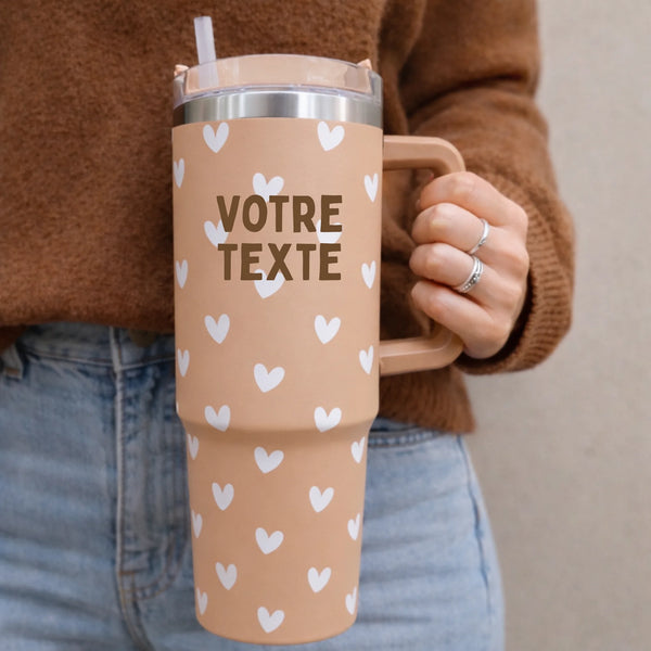 Gourde 1,2L - Coeurs