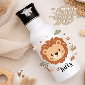 Gourde - Animaux – Cadeau personnalisé – Henriette & Co