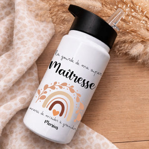 Gourde - Maîtresse – Cadeau personnalisé – Henriette & Co