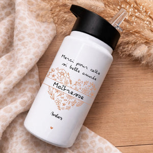 Gourde - Merci – Cadeau personnalisé – Henriette & Co